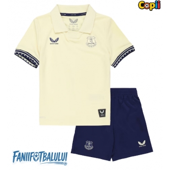 Everton Echipament de Fotbal Replică 2025-26 Copii Deplasare (+ Șorturi)